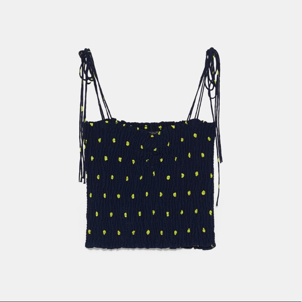 Polka Dot Fittied Top